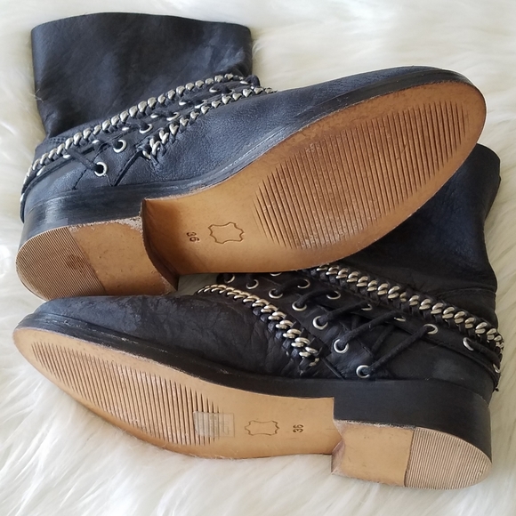 Free People Distressed Chain Boot - Picture 4 of 7